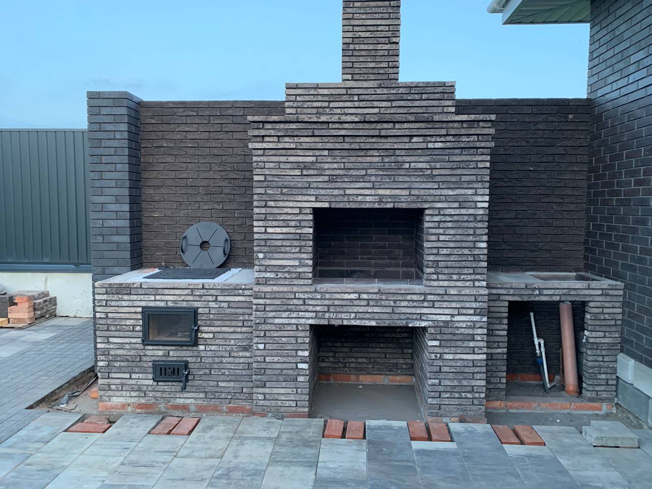 Кирпич черный печной Montenegro SHA 8 Black Argentum 250x124x65 мм 11