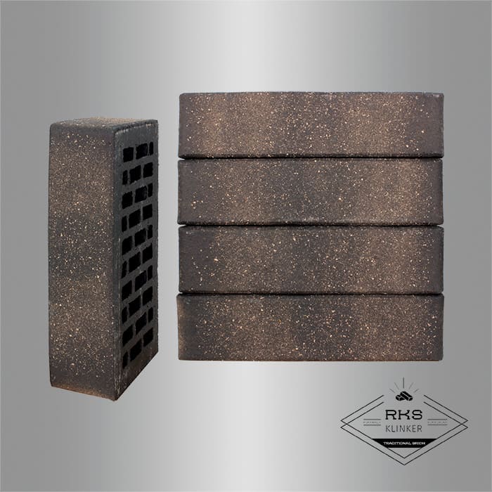 Кирпич облицовочный ЛСР, Графитовый с посыпкой, Гладкий, 1НФ в Симферополе