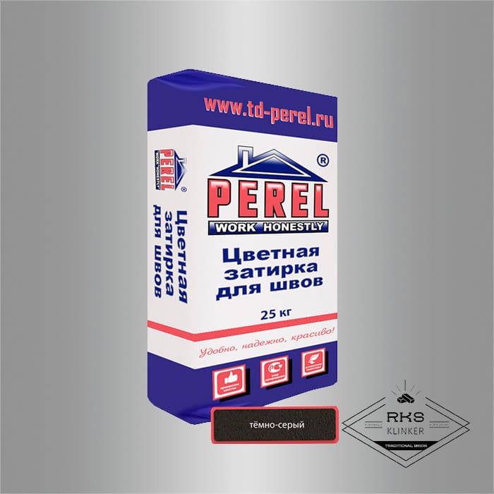 Зимняя затирочная смесь Perel RL 15/тёмно-серая в Симферополе