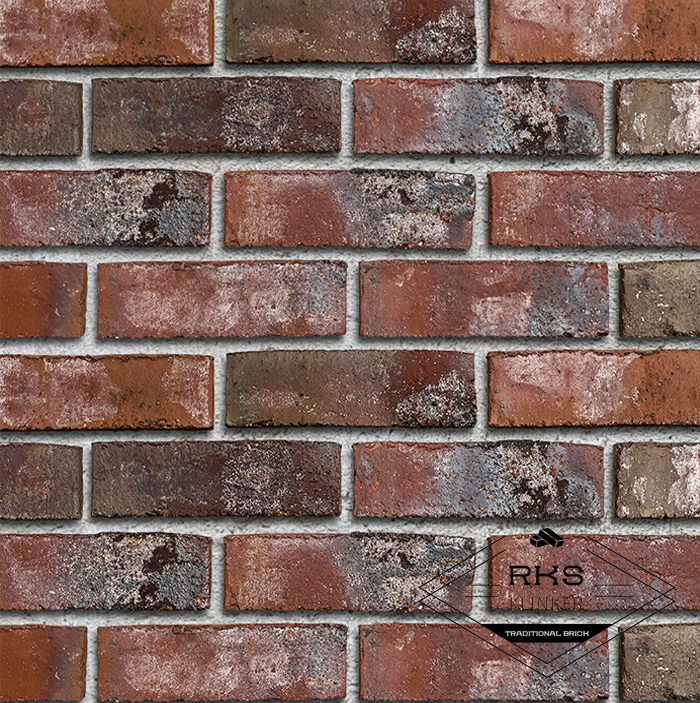 Кирпич ручной формовки Roben, WIESMOOR rotblau-bunt, 240х54х71 мм в Симферополе