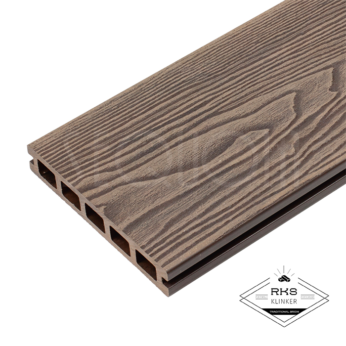 Террасная доска из ДПК SEQUOIA®, DUAL 3D WOOD, Brown, 146x24x4000 мм в Симферополе