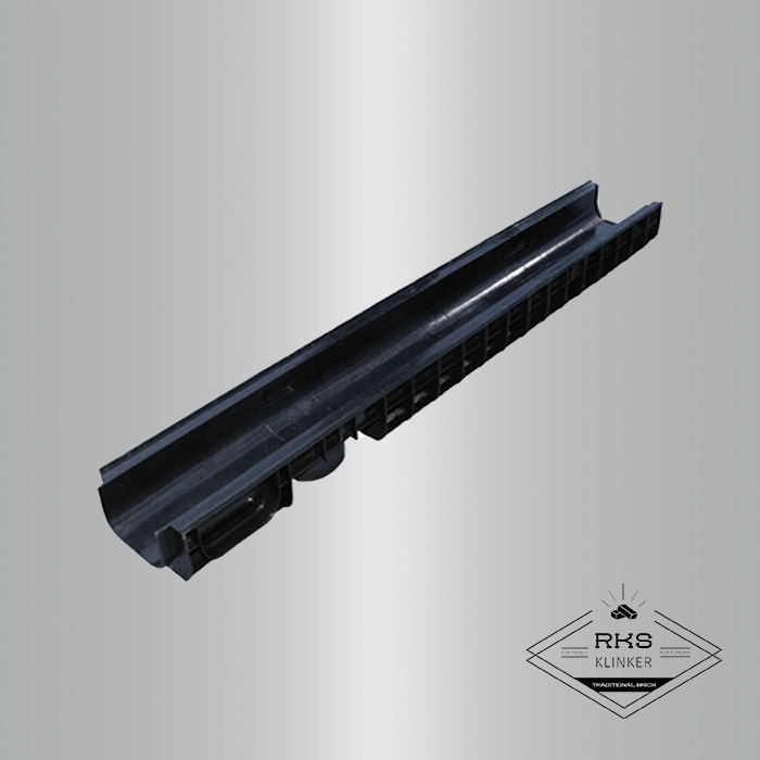 Лоток водоотводный PolyMax Basic пластиковый DN100, H80 в Симферополе