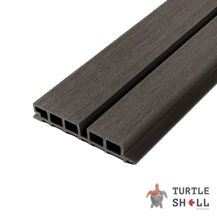 Реечная панель Double Lines, Faroese Smokewood, Co-Extrusion в Симферополе
