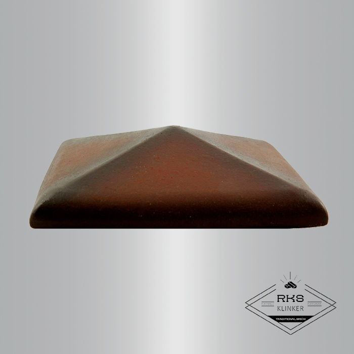 Клинкерный колпак на столб ZG Clinker, С42 425х425 мм, ольха в Симферополе