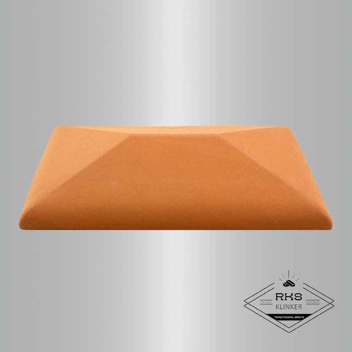 Клинкерный колпак на столб ZG Clinker, СР 300х425 мм., красный в Симферополе