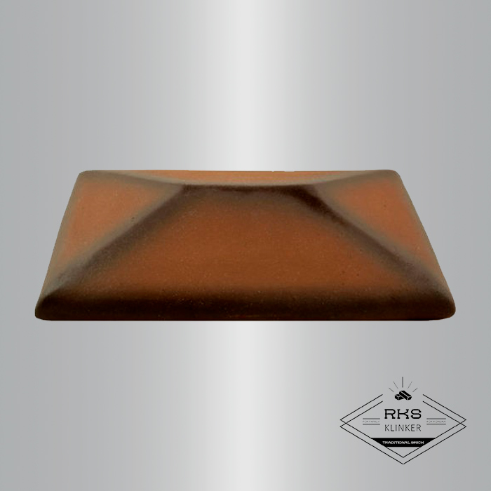 Клинкерный колпак на столб ZG Clinker, СР 300х425 мм, каштановый в Симферополе