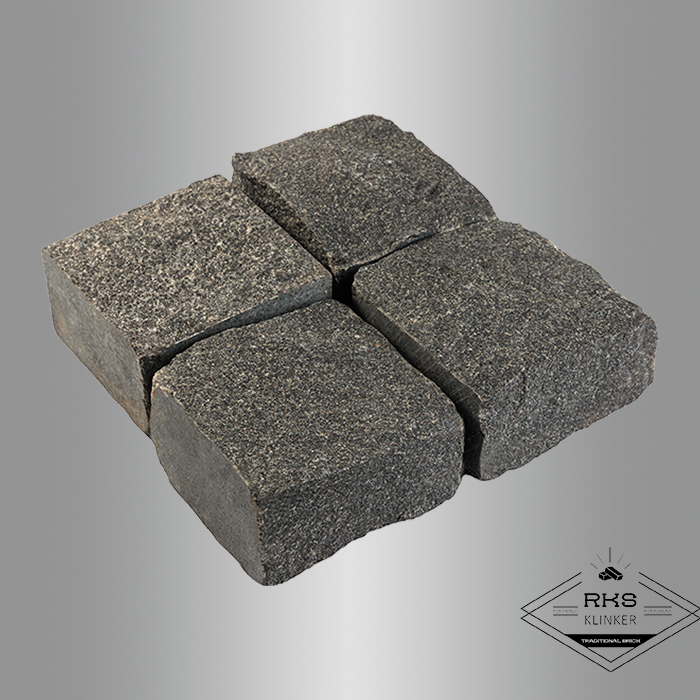 Гранитная брусчатка Габбро, Колотая, 100x100x50 мм в Симферополе