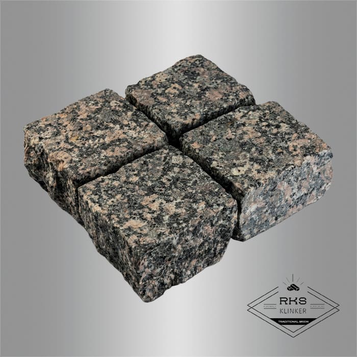 Гранитная брусчатка Малыгинский, Колотая, 100х100 мм в Симферополе