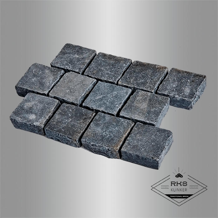Брусчатка из известняка RKS Slate Belgian Black 100x100x30 мм в Симферополе
