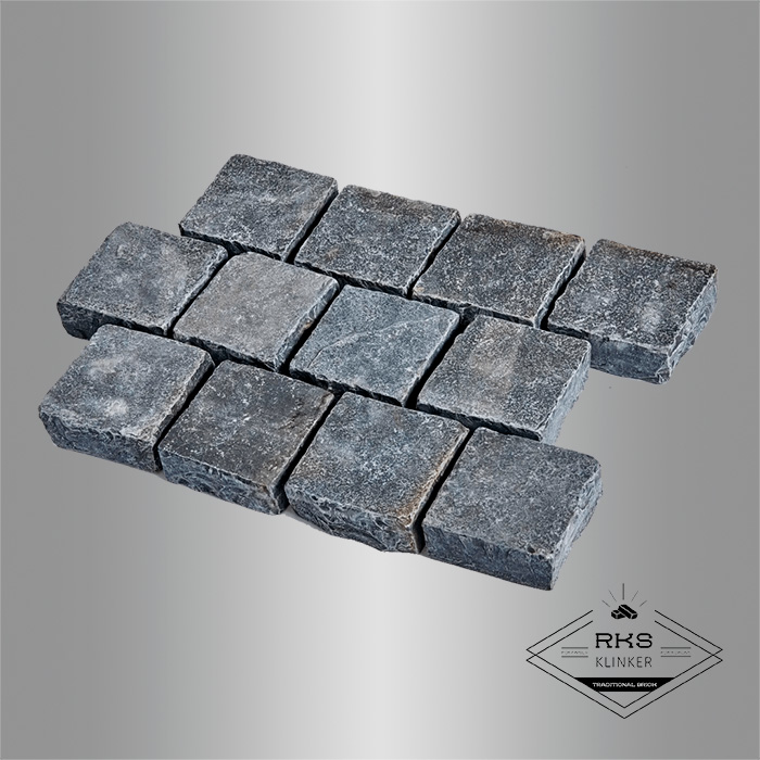 Брусчатка галтованная RKS Slate Belgian Black 200x100x40 мм в Симферополе