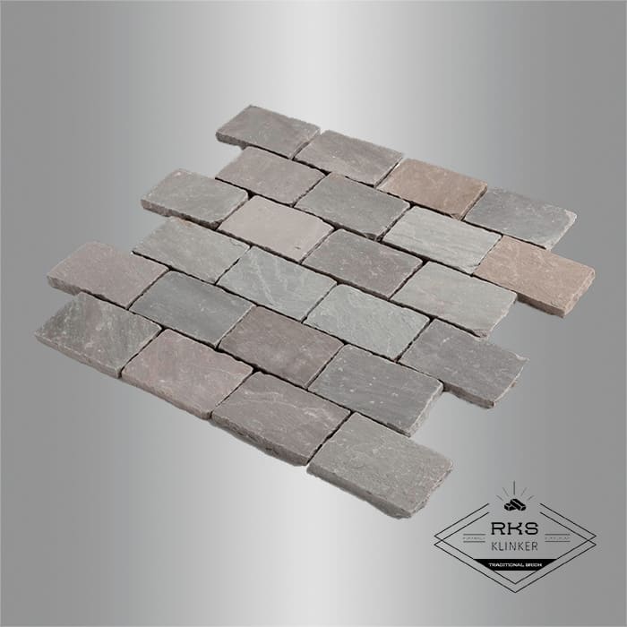 Брусчатка из песчаника RKS Slate Belgian Grey 200x100x30 мм в Симферополе