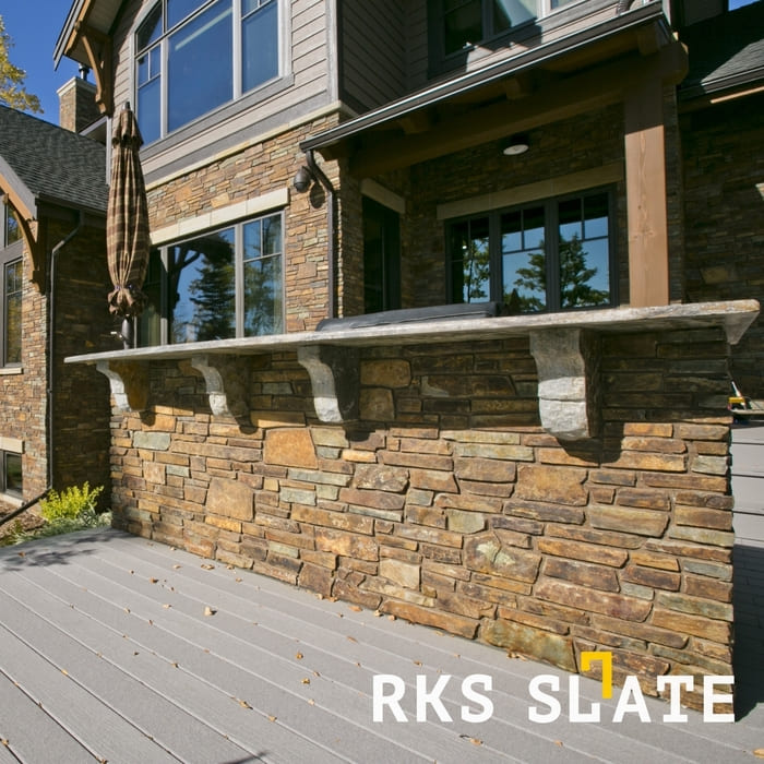 Фасадный облицовочный камень Multi Quartz Temple в Симферополе