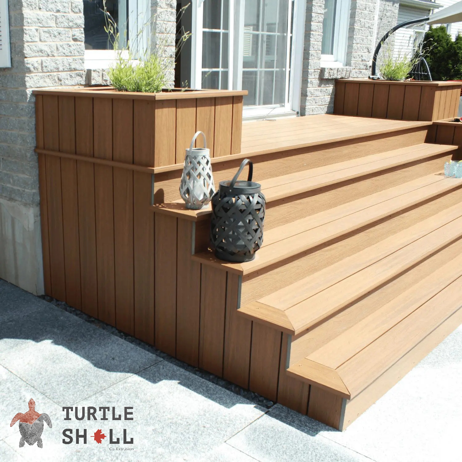 Террасная доска ДПК Turtle Shell Thai Teak Co-Extrusion (крыльцо, ступени) 21