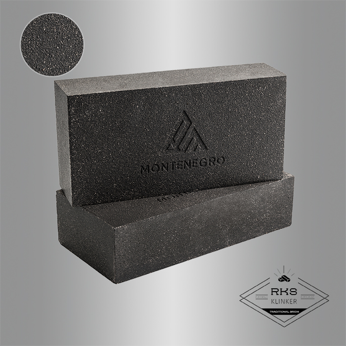 Кирпич печной Montenegro SHA 5 Black Argentum (Чёрный) 230x114x65 мм в Симферополе