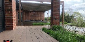 Террасная доска ДПК Bamberg Shipboard Brazilian Walnut (терраса) 9