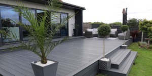 Ступени из ДПК Turtle Shell Scottish Slatewood Co-Extrusion (терраса, крыльцо, ступени) 58