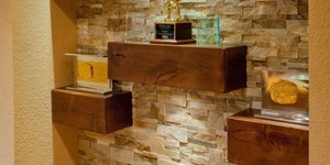 Интерьерный бежевый камень для стен купить 3D панели RKS SLATE Сланец Beige Slate Modern (1)