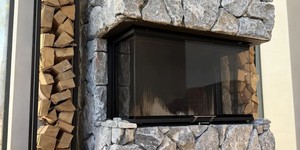 Облицовочный камень RKS SLATE Anatolian Black Marble Loose (фотоотзыв, фасад и камин) (3)