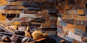 Кухонный фартук из камня 3D мозаика RKS SLATE Сланец Rusty Slate Rockface купить