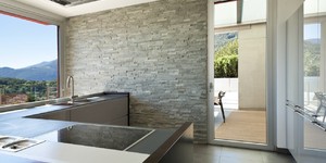 Кухонный фартук из камня 3D панели RKS SLATE Кварцит Grey Slate Classic купить с доставкой (4)