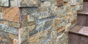 Подпорные стены и цоколь из каменной мозаики заказать 3D панели RKS SLATE Кварцит Multi Quartz Modern (1)