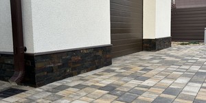 Цоколь из каменной мозаики купить 3D панели RKS SLATE Сланец Jack Multi Natural (5)