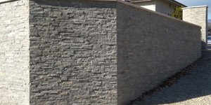 Подпорные стены из камня фото 3D панели RKS SLATE Кварцит Grey Slate Classic купить в РКС Клинкер (2)
