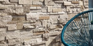 Отделка наружных стен камнем 3D панели RKS SLATE Кварцит Beige Slate заказать (3)
