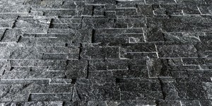 Отделка стен камнем наружных и внутренних 3D панели RKS SLATE Сланец Black Quartz Modern (5)