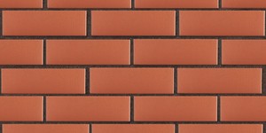 Кирпич печной, лицевой, полнотелый ЛСР, красный, М-400, F-100 на коричневом шве