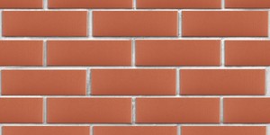 Кирпич печной, лицевой, полнотелый ЛСР, красный, М-400, F-100 на белом шве